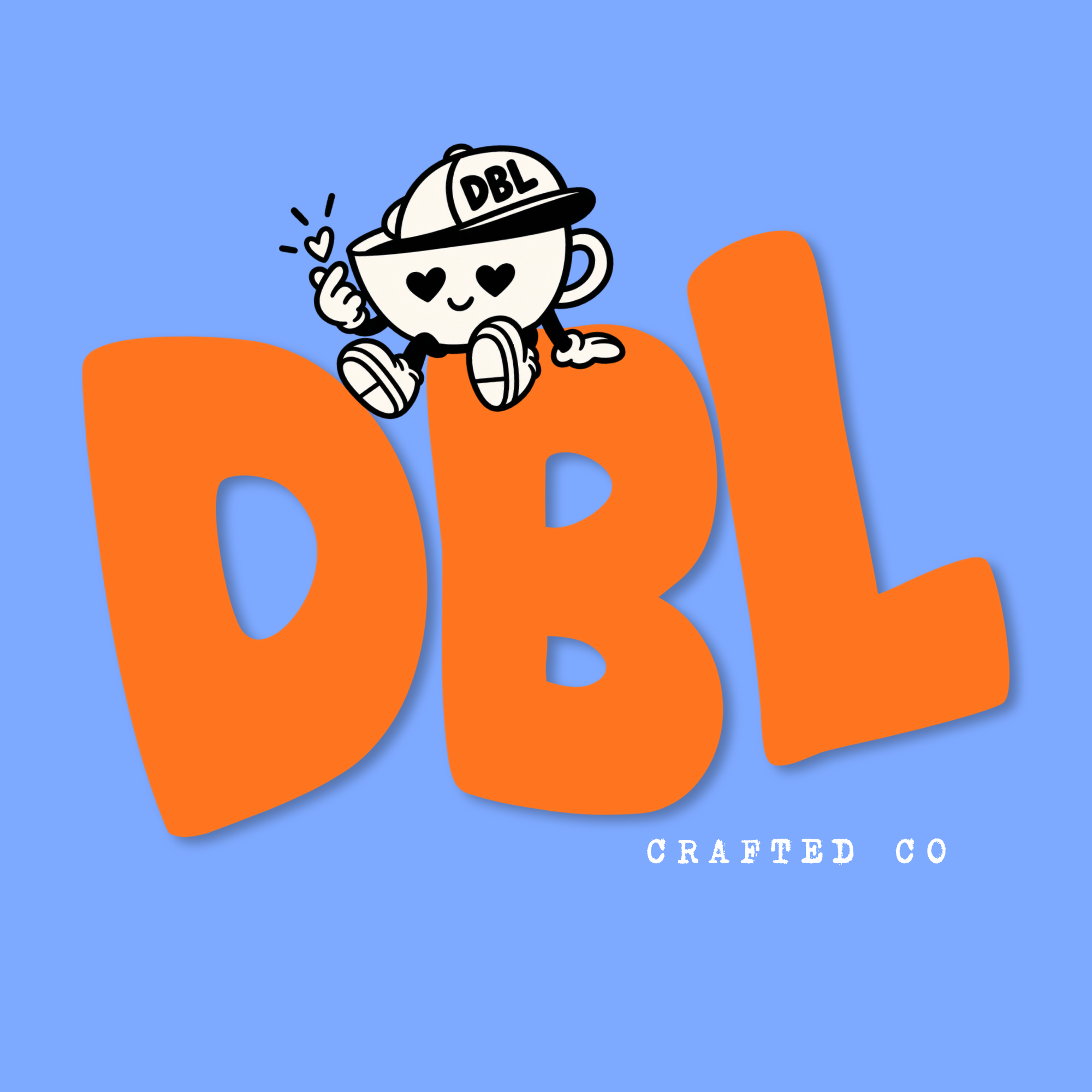 DBL Crafted Co. mascot and logo